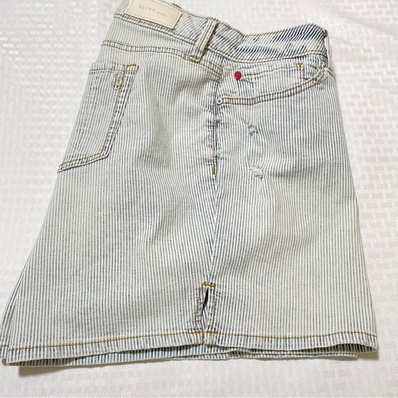 SLINK JEANS STRIPED SHORTS - Picture 3 of 10